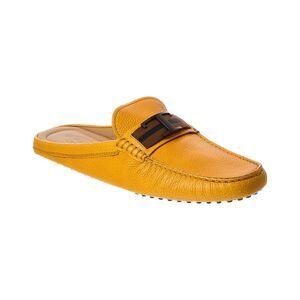 Tod's Sabot Leather Mule, Yellow